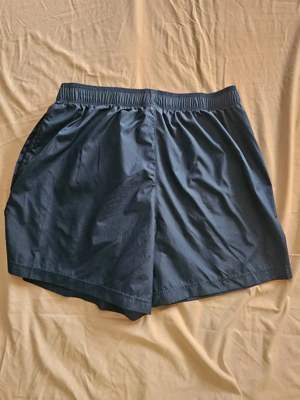Under Armour Mens Woven Training Shorts Large Dark Teal Blue Gray Athletic Gym